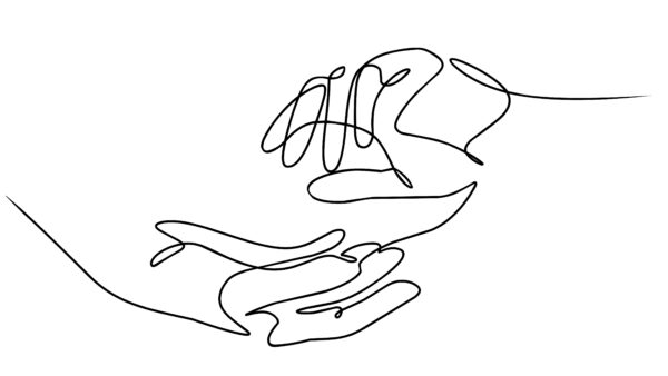 illustration of a hand